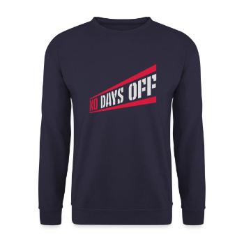 pas de jours de congé devis - Sweat-shirt Unisexe - marine - Devant - Alina (178cm) & Michal (187cm)