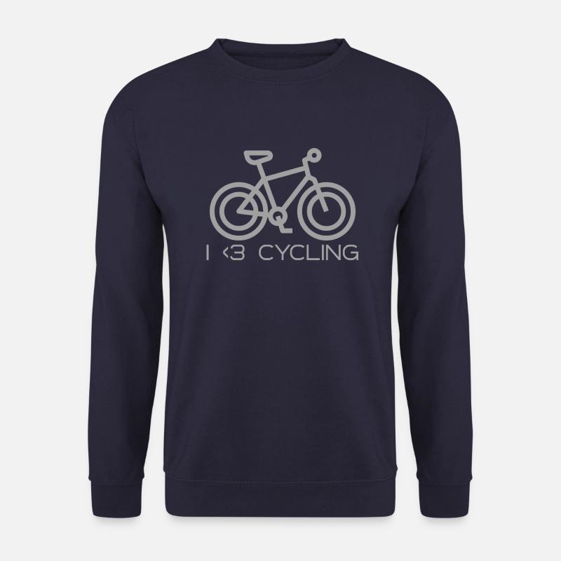 i <3 cycling - Unisex Pullover - Navy