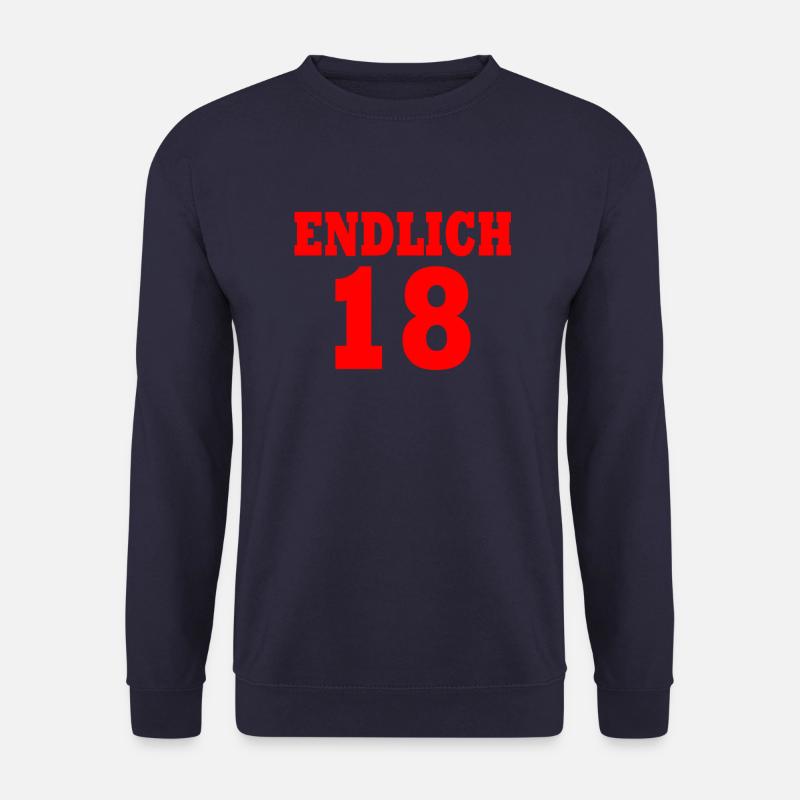 Endlich 18 - Unisex Pullover - Navy
