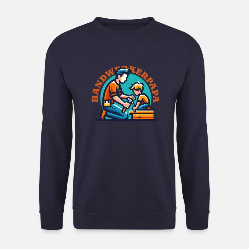 Handwerkerpapa - Unisex Pullover - Navy