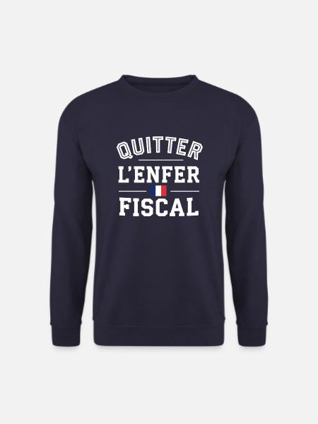 Quitter l'enfer fiscal - Sweat-shirt Unisexe - marine