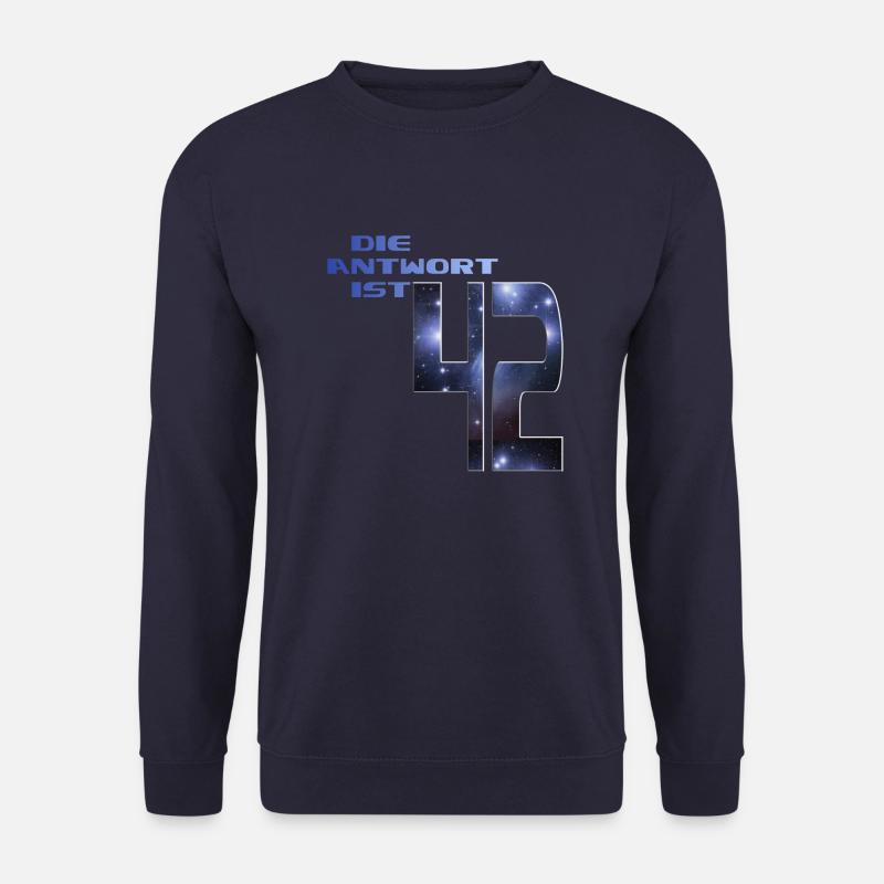THE ANSWER IS 42 - Unisex Sweatshirt - navy