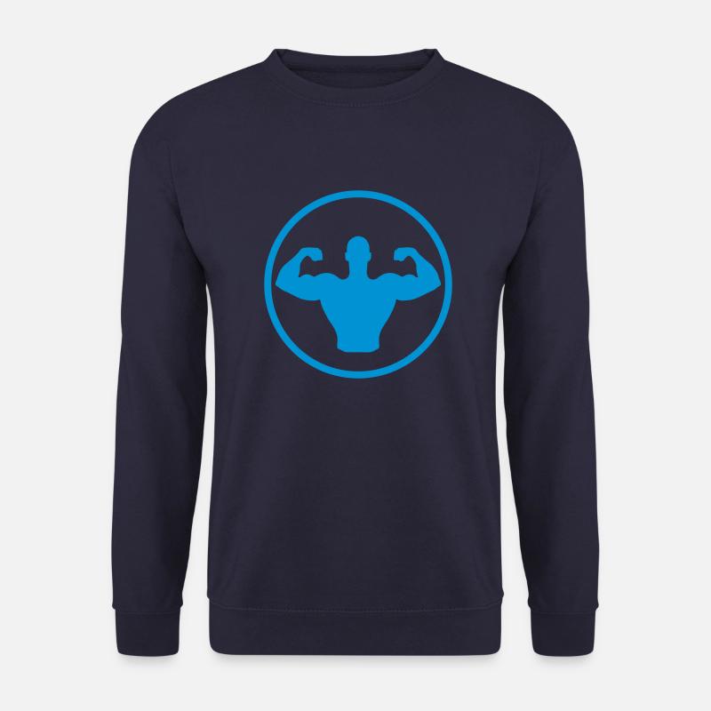 bodybuilding_3 - Unisex Pullover - Navy