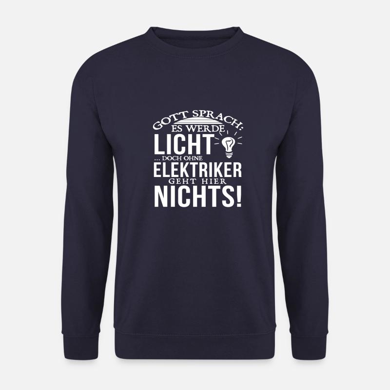 Elektriker - Beruf - Unisex Pullover - Navy