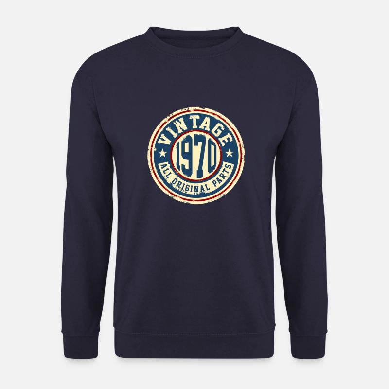 Vintage 1970 - Unisex Pullover - Navy
