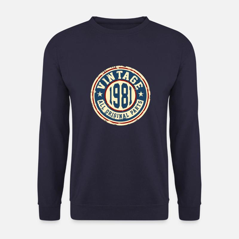 Vintage 1981 - Unisex Pullover - Navy