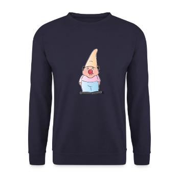 Heinzelmann - Unisex Pullover - Navy - Vorne - Alina (178cm) & Michal (187cm)