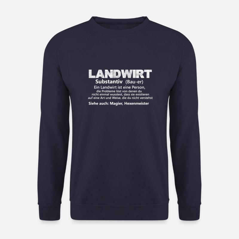 Landwirt Substantiv - Unisex Pullover - Navy
