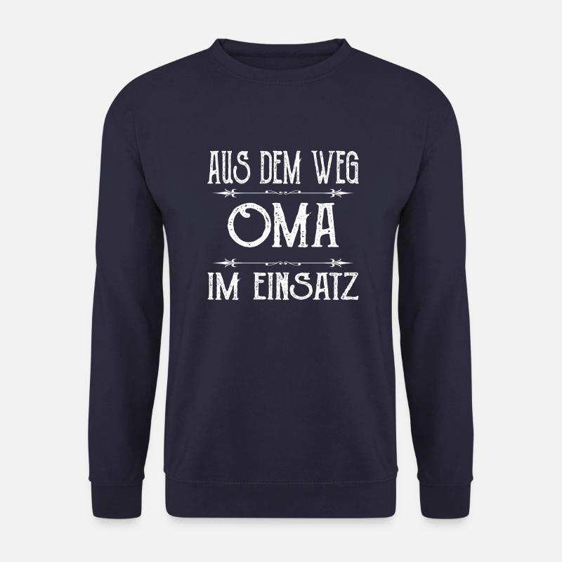 Aus dem Weg Oma Einsatz - Unisex Pullover - Navy