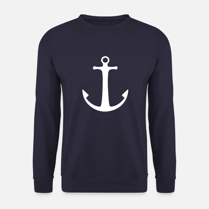 ANKER WEIß - Unisex Pullover - Navy