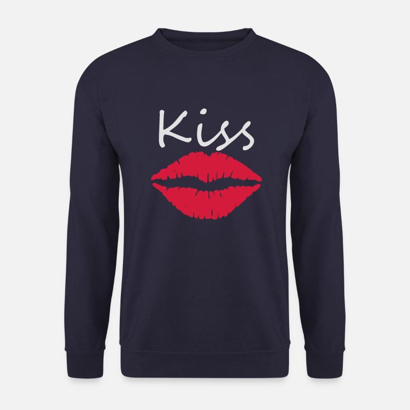 Kiss - Unisex Pullover - Navy