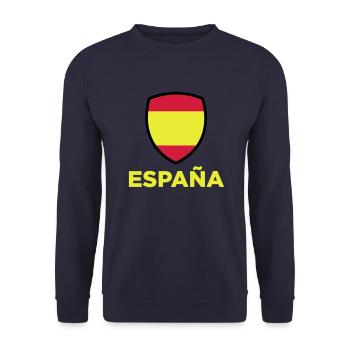 Drapeau national d'Espagne - Sweat-shirt Unisexe - marine - Devant - Alina (178cm) & Michal (187cm)