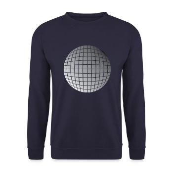 Disco ball - Unisex Sweatshirt - navy - Front - Alina (178cm) & Michal (187cm)