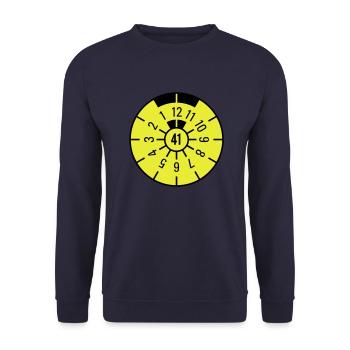 TÜV 1941 - Unisex Pullover - Navy - Vorne - Alina (178cm) & Michal (187cm)