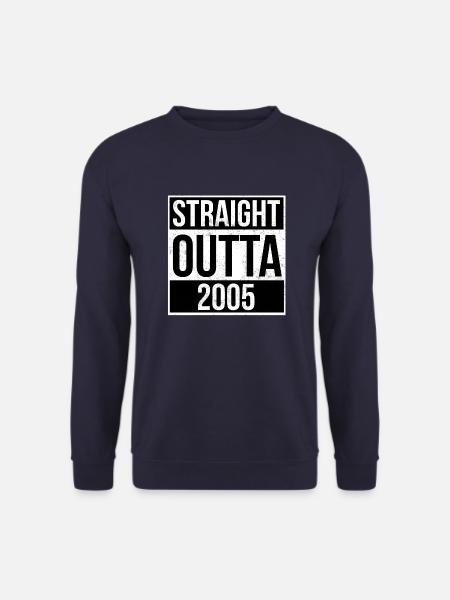 Straight Outta 2005! | Hip-Hop Geschenk. - Unisex Pullover - Navy