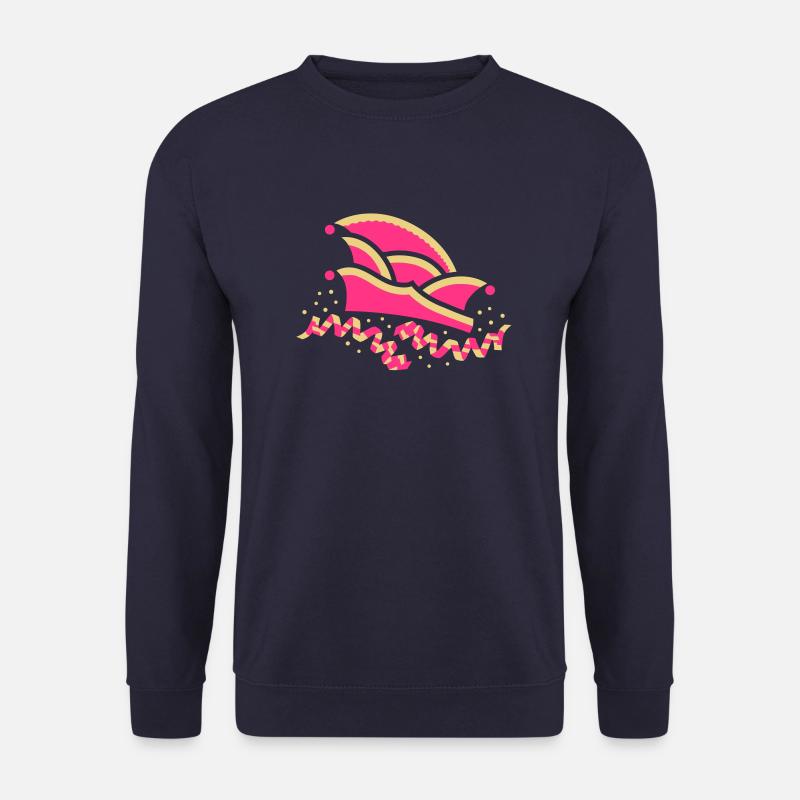 Fool's cap with streamers - Unisex Sweatshirt - navy