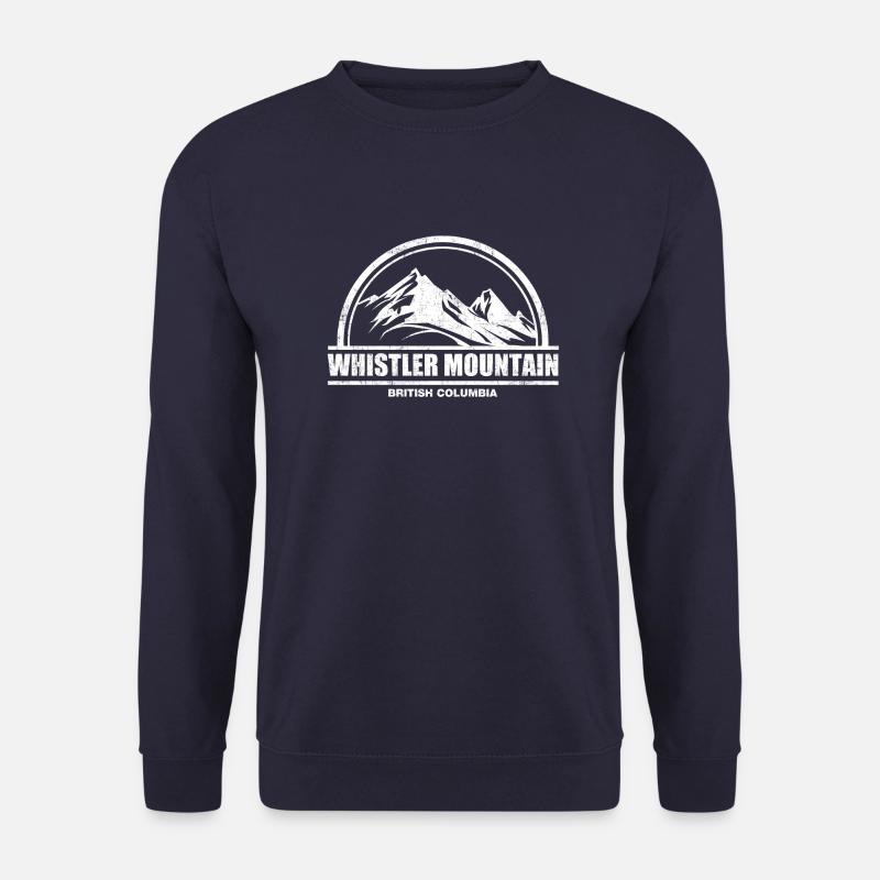 whistler mountain - Unisex Pullover - Navy