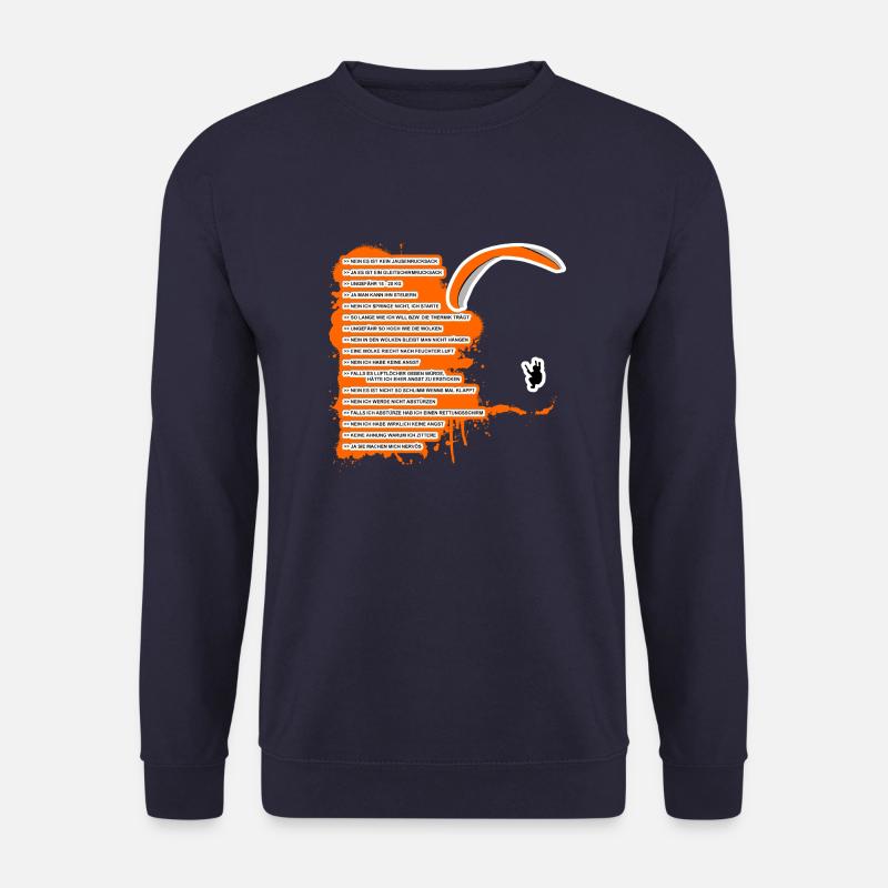 Gleitschirm FAQ - Unisex Pullover - Navy