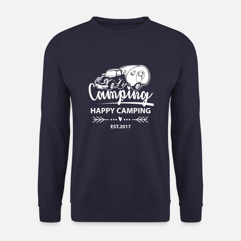 Happy Camping EST.2017 - Unisex Pullover - Navy