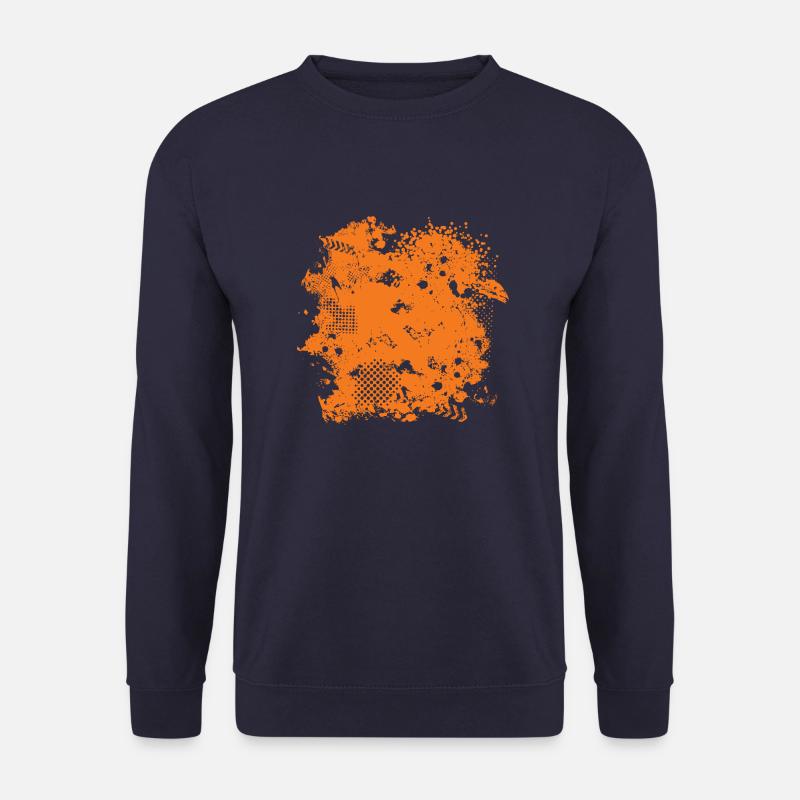 Vector background eu - Unisex Sweatshirt - navy