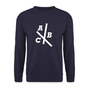 Kinder ABC - Unisex Pullover - Navy - Vorne - Alina (178cm) & Michal (187cm)