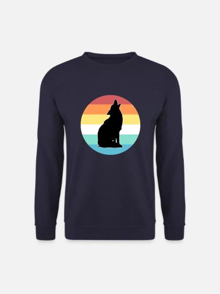 loup - Sweat-shirt Unisexe - marine