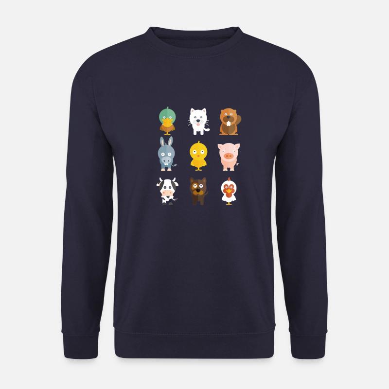 Bauernhoftiere - Unisex Pullover - Navy
