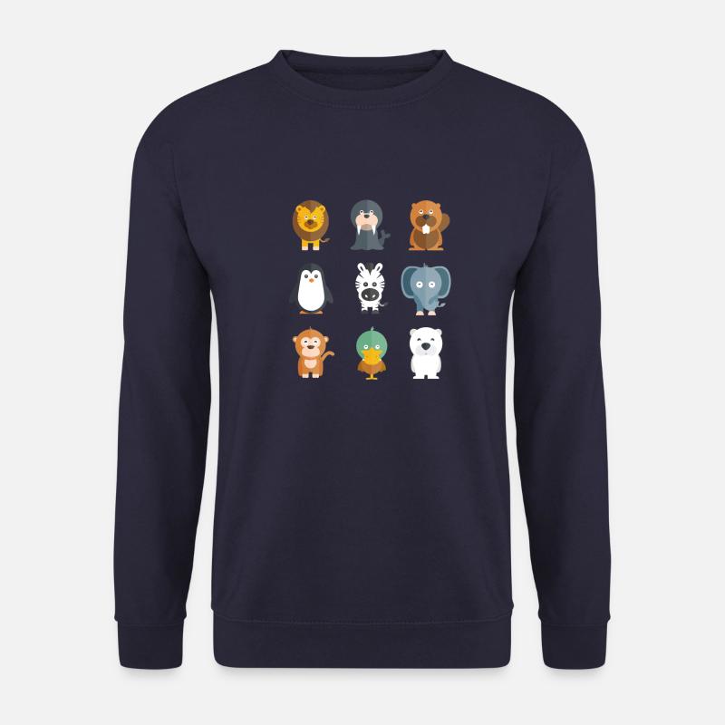 Wilde Tiere - Unisex Pullover - Navy