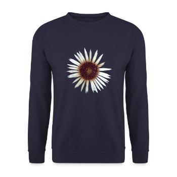 Silver Thistle - Unisex Sweatshirt - navy - Front - Alina (178cm) & Michal (187cm)