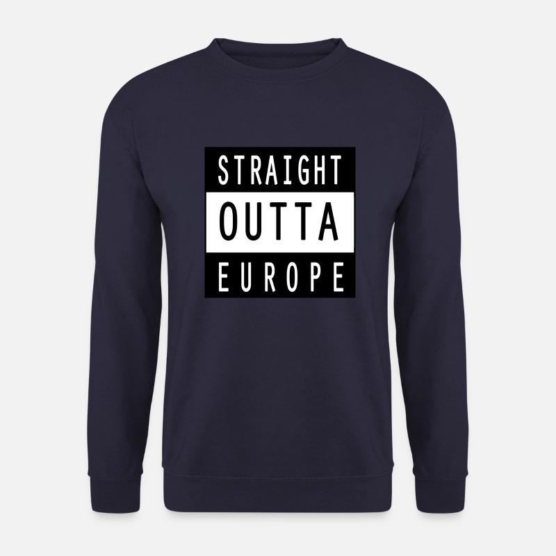 STRAIGHT OUTTA EUROPE - Unisex Pullover - Navy