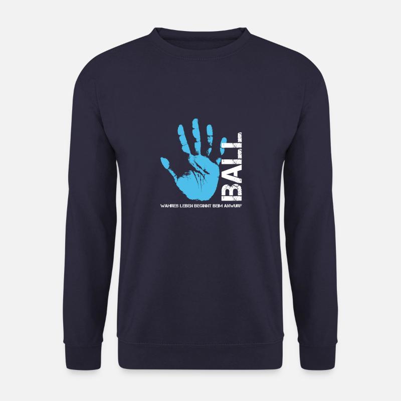 Handball Sport Handballer Verein Geschenk - Unisex Pullover - Navy