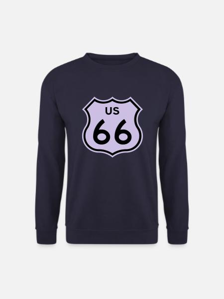 Route 66 - Unisex Sweatshirt - navy