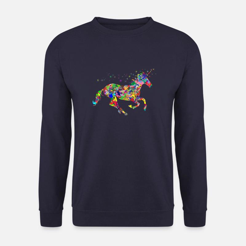 EINHORN Bunt - Unisex Pullover - Navy