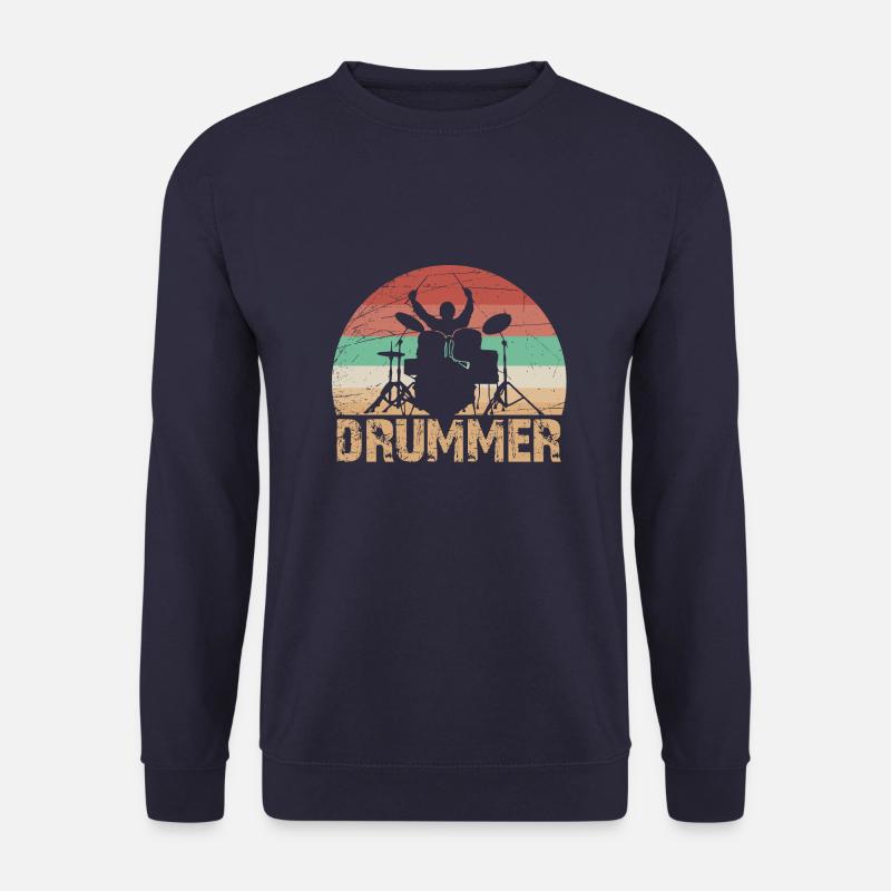 DRUMMER - Unisex Pullover - Navy