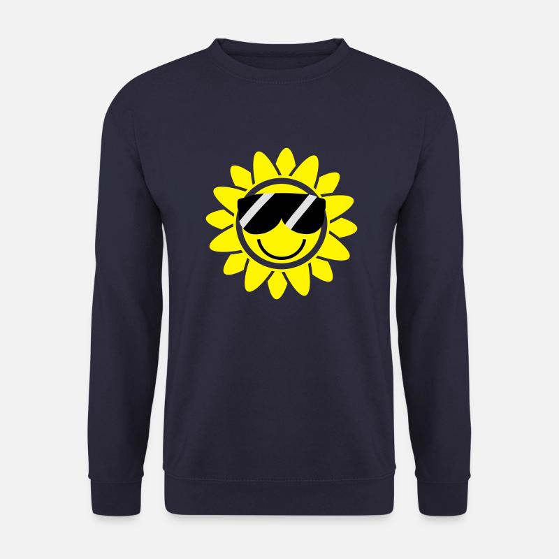 sonne_smiley - Unisex Pullover - Navy