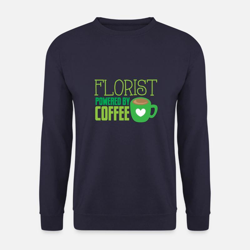 Blumengeschäft mit Kaffee - Unisex Pullover - Navy