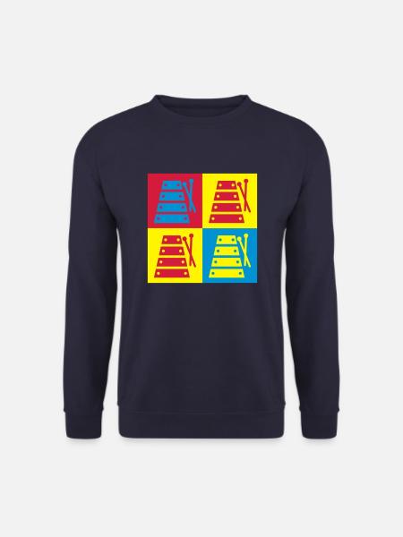 Xylophon xylophonist Musik Musiker Musikerin - Unisex Pullover - Navy