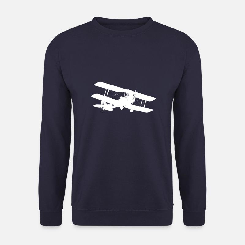 Doppeldecker Flugzeug - Unisex Pullover - Navy