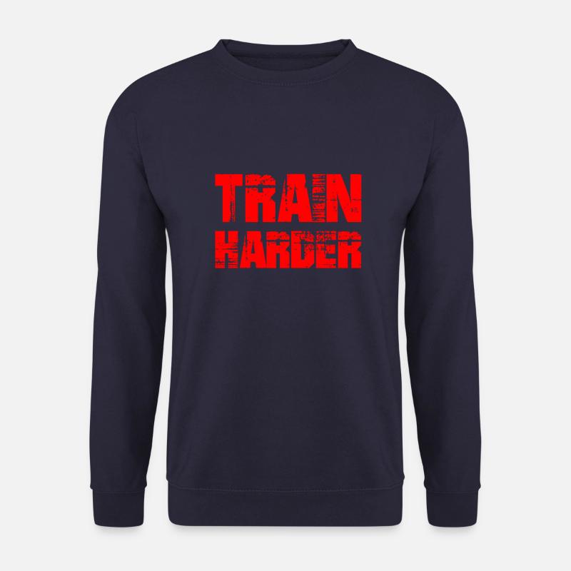 train harder - Unisex Pullover - Navy