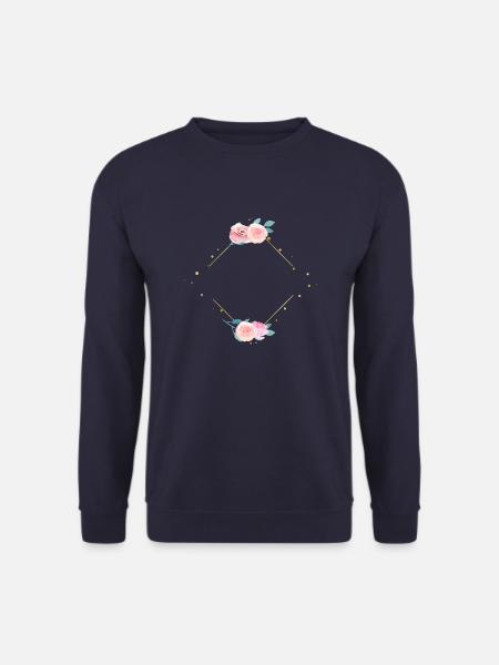 cst_moi_de_la_marie_border - Sweat-shirt Unisexe - marine