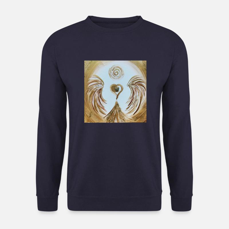 Herzengel der Fülle - Unisex Pullover - Navy