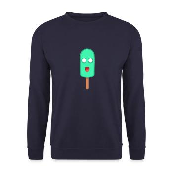 Frezeely - Unisex Sweatshirt - navy - Front - Alina (178cm) & Michal (187cm)
