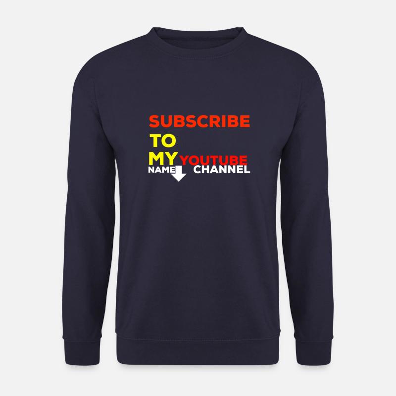 Kanal abonnieren - Unisex Pullover - Navy