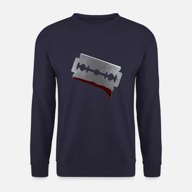 Rasierklinge - Unisex Pullover - Navy