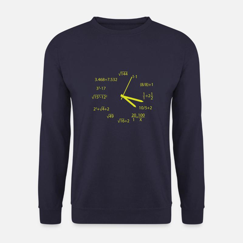 Math time fun school gift - Unisex Sweatshirt - navy