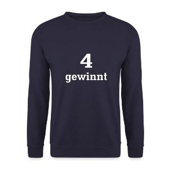 Jura Staatsexamen Studium Geschenk - Unisex Pullover - Navy - Vorne - Alina (178cm) & Michal (187cm)