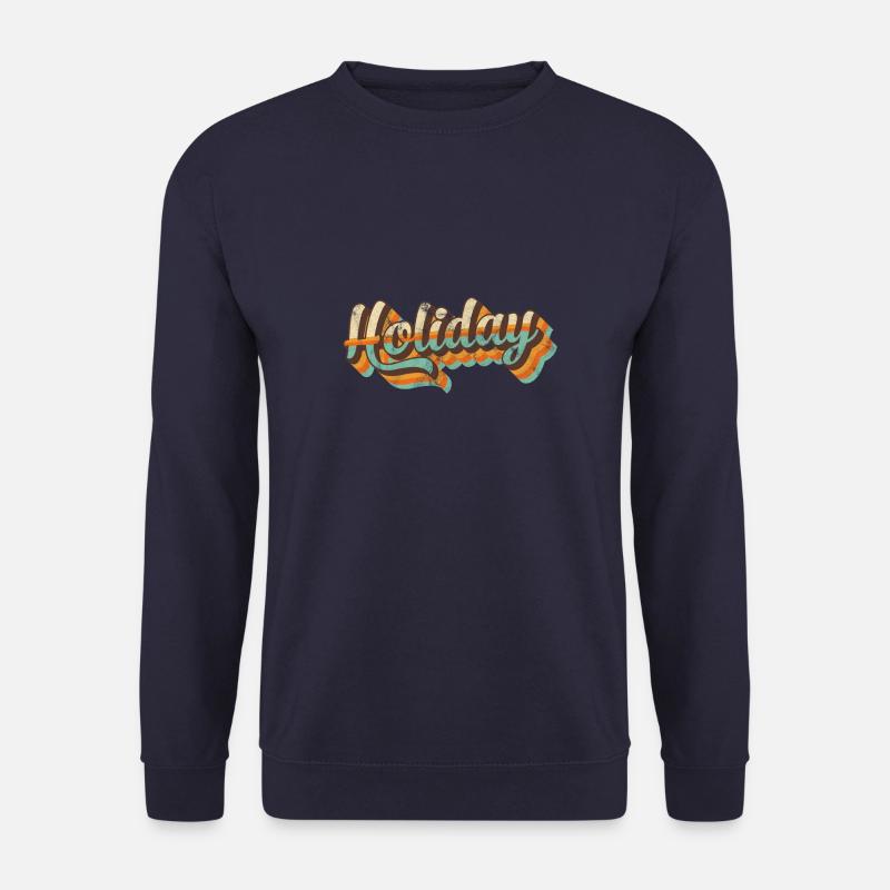 Holiday Retro - Unisex Pullover - Navy