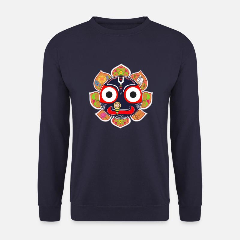 Lord Jagannath - Sri Krishna - Unisex Pullover - Navy