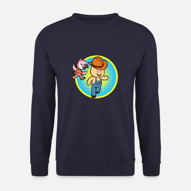 Flamingo jagt Hick - Unisex Pullover - Navy