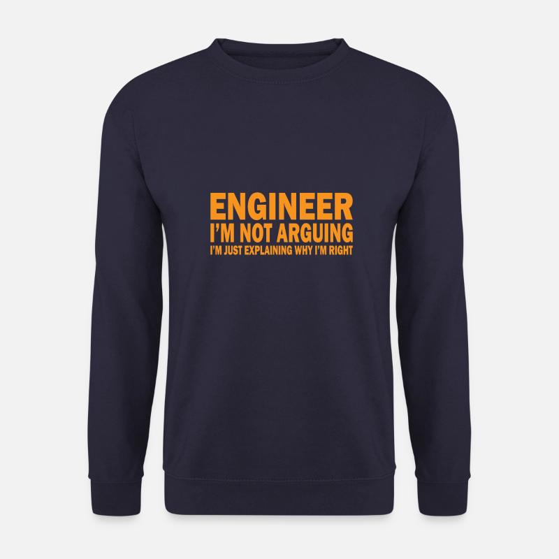 Engineer profession saying student gift - Unisex Sweatshirt - navy